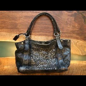 Frye Deborah Studded Shoulder Tote Handbag, Distressed Leather